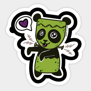 Frankenstiens Panda Sticker